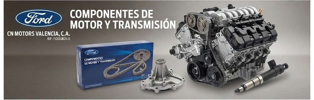 Componentes de motor y transmisión Ford originales en Carabobo — CN Motors Valencia